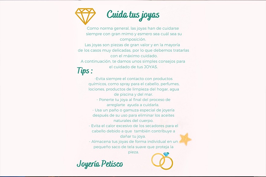 ¿Cómo cuidar tus joyas correctamente?